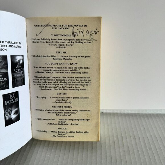 Revenge by Lisa Jackson Paperback Book - Picture 4 of 5